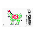 Noel Zebra stamp