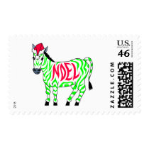 Noel Zebra postage