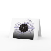 nogram Letter V Violet Cards