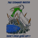 Nogveup, THE STEWART MOTTO, DON'T EVER GIVE UP!!! t-shirts by pbdkari Nogveup, THE STEWART MOTTO, DON'T EVER GIVE UP!!! t-shirts