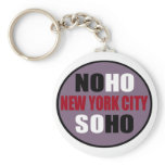NoHo SoHo New York City Key Chain keychains