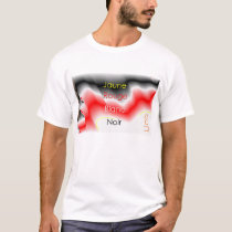 Noir-Rouge-Jaune-Blanc-Unis t-shirts by ODAmour Noir-Rouge-Jaune-Blanc-Unis t-shirts