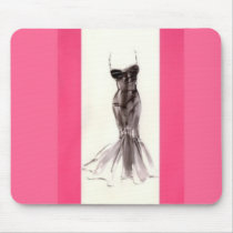 Noire Avec Rouge mousepads by fashionplate525 Noire Avec Rouge mousepads