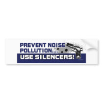 Noise-Pollution bumper stickers