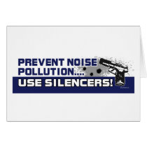 Noise-Pollution Greeting Card