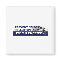 Noise-Pollution - Customized magnets by humorous Noise-Pollution - Customized magnets