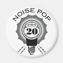 Noise Pop 20 Fridge Magnet