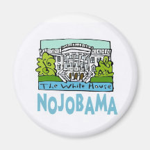 NOJOBAMA REFRIGERATOR MAGNET