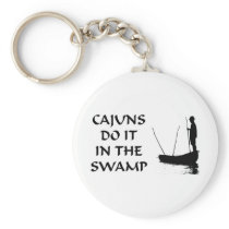 NOLA CAJUNS DO IT IN THE SWAMP KEYCHAINS