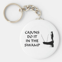 NOLA CAJUNS DO IT IN THE SWAMP KEYCHAINS