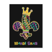 NOLA Dat Fleur de beads Postcard