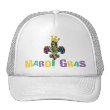 NOLA Dat Fleur de lis beads Hats