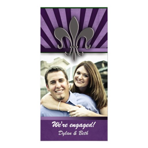 NOLA engagement card Photo Card Template