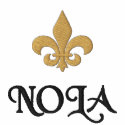NOLA: Fleur De Lis bestickte hemden by cowboyannie NOLA: Fleur De Lis bestickte hemden