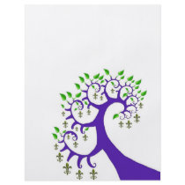 NOLA FLEUR DE LIS TREE PERSONALIZED FLYER