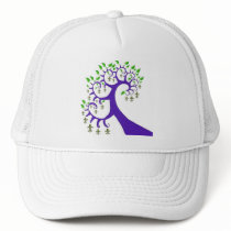 NOLA FLEUR DE LIS TREE TRUCKER HATS