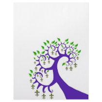 NOLA FLEUR DE LIS TREE PERSONALIZED LETTERHEAD