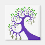 NOLA FLEUR DE LIS TREE MAGNETS