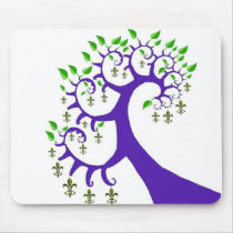 NOLA FLEUR DE LIS TREE MOUSE PADS