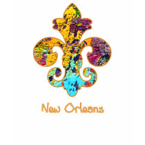 Nola Pintado Fleur de Lis (4) camisetas by ARTegrity Nola Pintado Fleur de Lis (4) camisetas