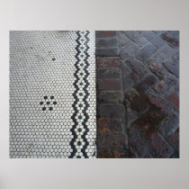 NOLA Sidewalks in the Rain Print