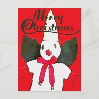 NOLa Snowman Card Postcards