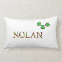 Nolan Family Name Irish Pillow