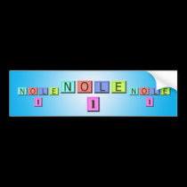 Nole bumper stickers
