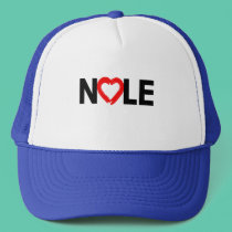 NOLE with Heart on Tshirts, Mugs, Caps hats