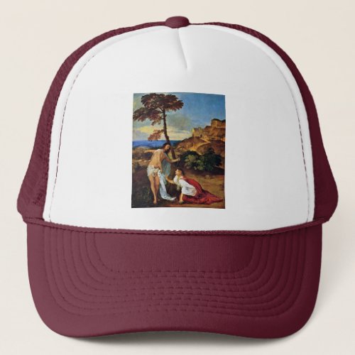 Noli Me Tangere By Tiziano Vecellio (Best Quality) Mesh Hat