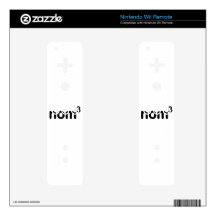 Nom nom nom nintendo wii remote skins