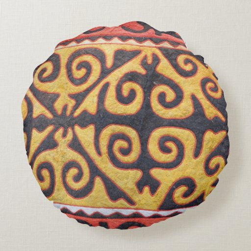 Nomadic Cotton Round Throw Pillow (16
