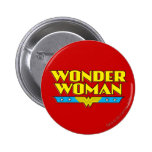 Nombre y logotipo de la Mujer Maravilla Pin