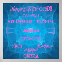 ¡NOMBRES DE DIOS!! … POSTER RELIGIOSO