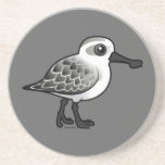 Spoon-billed Sandpiper non-breeding Sandstone Drink Coaster