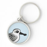 Spoon-billed Sandpiper non-breeding Premium Round Keychain