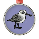Spoon-billed Sandpiper non-breeding Premium circle Ornament