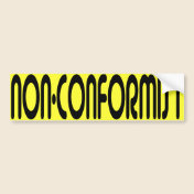 Non-Conformist Bumper Sticker