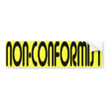 Non-Conformist Bumper Sticker