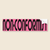 Non-Conformist Bumper Sticker