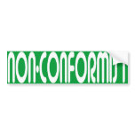 Non-Conformist Bumper Sticker bumper stickers