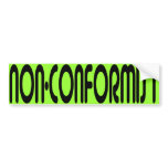 Non-Conformist Bumper Sticker