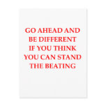 non conformist post card