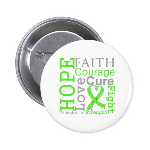 Non-Hodgkin Lymphoma Hope Faith Motto Buttons