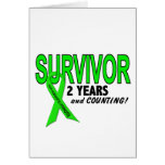 Non-Hodgkins Lymphoma 2 Year Survivor Greeting Cards