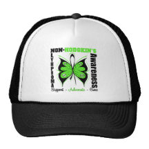 Non-Hodgkins Lymphoma  Awareness Butterfly Hat