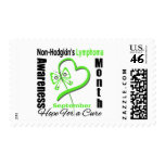 Non Hodgkins Lymphoma Awareness Heart stamps