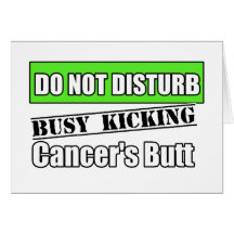 Non-Hodgkins Lymphoma Cancer Do Not Disturb Greeting Card