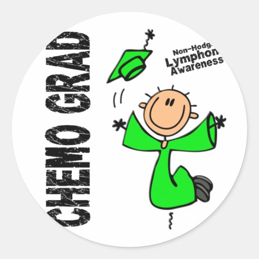 Non-Hodgkins Lymphoma CHEMO GRAD 1 Sticker