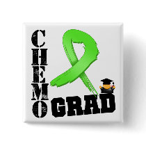 Non-Hodgkins Lymphoma Chemo Grad Pinback Buttons